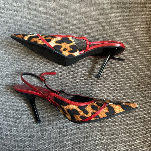 Vintage Dior by John Galliano “I love Dior” slingback heels - Picture 8 of 12